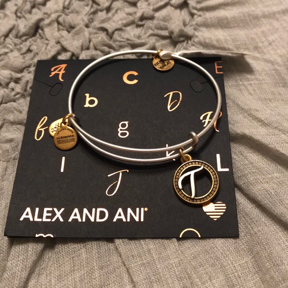 Alex and Ani Jewelry - Alex & Ani “T”. NWT FINAL NO OFFERS